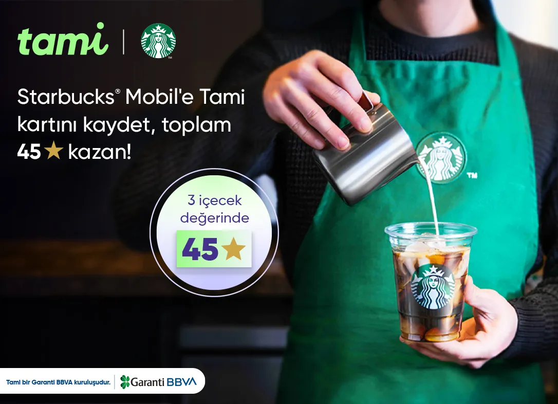 Starbucks® Mobil’de 3 İçecek Değerinde Toplam 45 Yıldız!