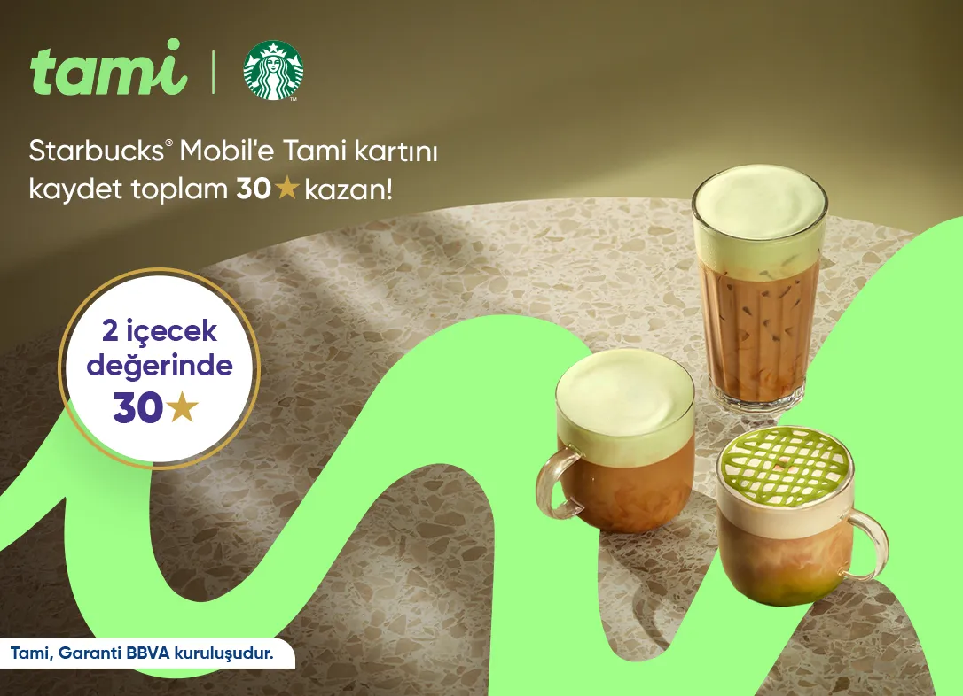 Starbucks® Mobil’de 2 İçecek Değerinde Toplam 30 Yıldız!