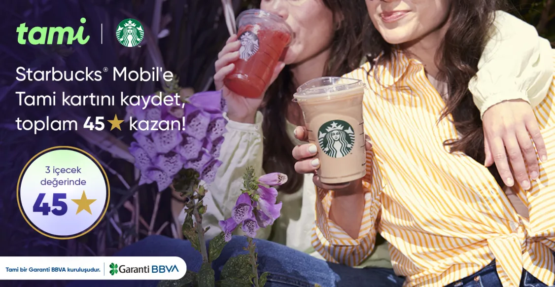 Starbucks® Mobil’de 3 İçecek Değerinde Toplam 45 Yıldız!