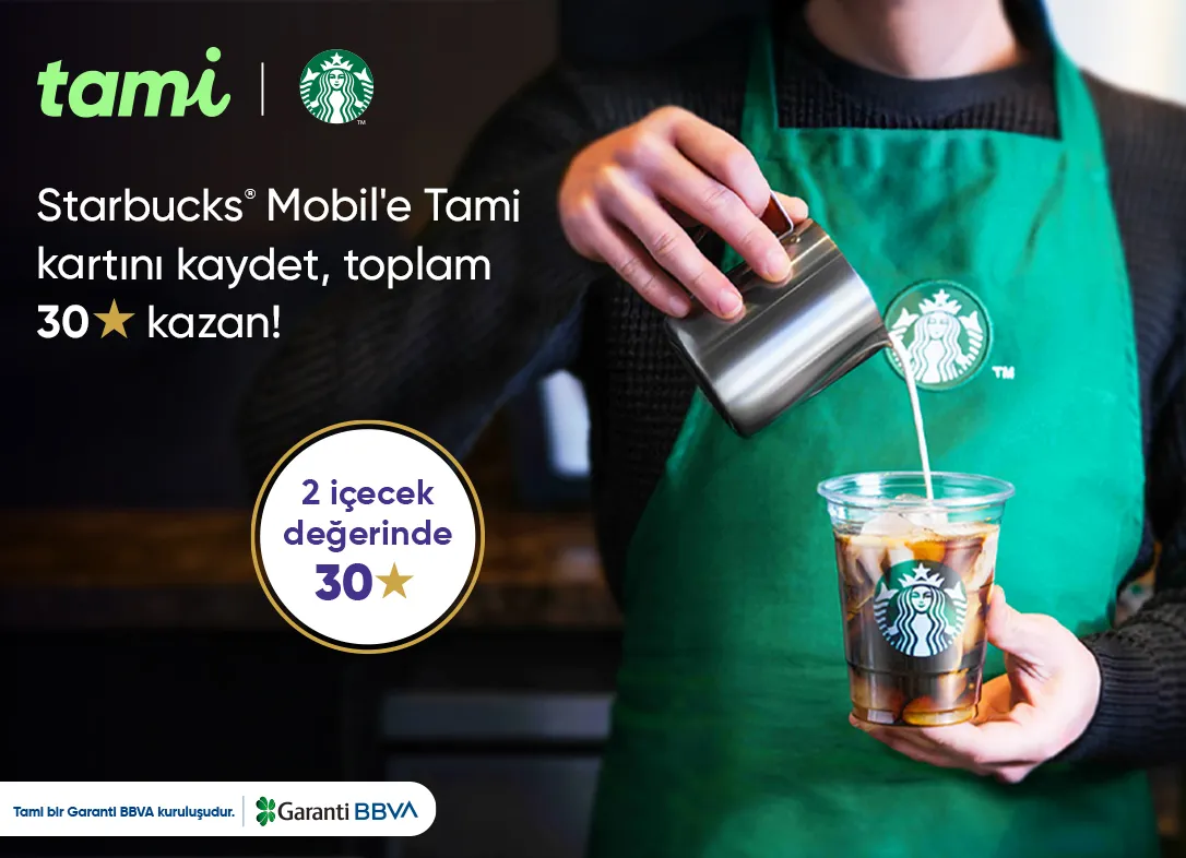 Starbucks® Mobil’de 2 İçecek Değerinde Toplam 30 Yıldız!