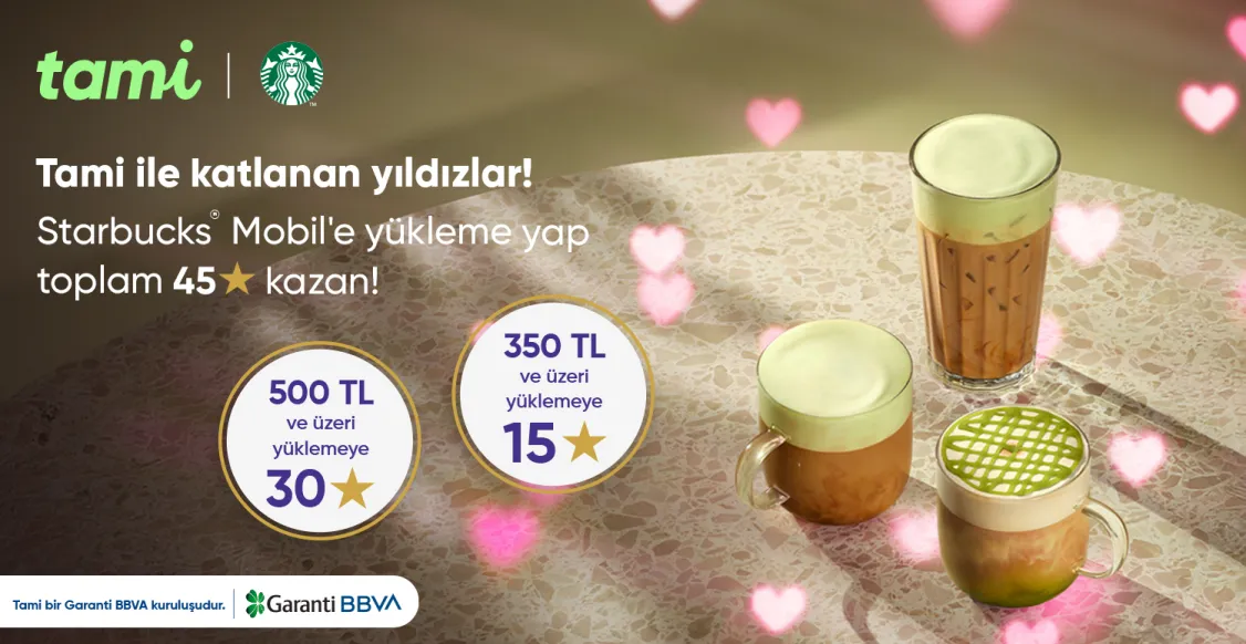 Tami kartınla yükleme yap, toplam 45 Yıldız kazan!